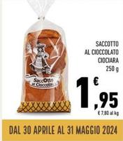 Offerta per Ciociara - Saccotto Al Cioccolato a 1,95€ in Spazio Conad