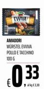 Offerta per Amadori - Würstel Evviva Pollo E Tacchino a 0,33€ in Coop