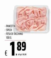 Offerta per Pancetta/Speck/Fesa Di Tacchino a 1,89€ in Coop