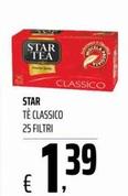 Offerta per Star - Tè Classico 25 Filtri a 1,39€ in Coop