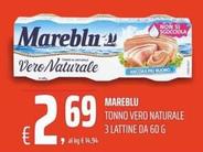 Offerta per Mareblu - Tonno Vero Naturale 3 Lattine a 2,69€ in Coop