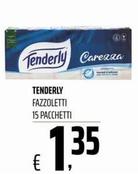 Offerta per Tenderly - Fazzoletti 15 Pacchetti a 1,35€ in Coop