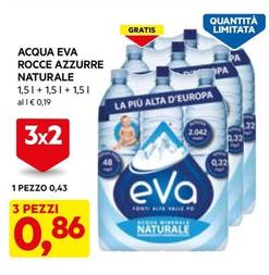 Offerta per Eva - Acqua Azzurre Naturale a 0,43€ in Dpiu