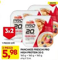 Offerta per Milk - Pancakes Freschi Pro High Protein 20 G a 2,99€ in Dpiu