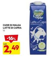 Offerta per Cuor Di Malga - Latte Di Capra a 2,49€ in Dpiu