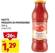 Offerta per Mutti - Passata Di Pomodoro a 1,29€ in Dpiu