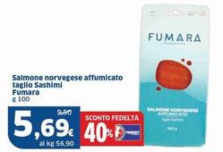 Offerta per Fumara - Salmone Norvegese Affumicato Taglio Sashimi a 5,69€ in Sigma