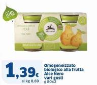 Offerta per Alce Nero - Omogeneizzato Biologico Alla Frutta a 1,39€ in Sigma