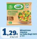 Offerta per Frosta - Minestrone Classico La Valle Degli Orti a 1,29€ in Sigma