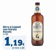 Offerta per Angelo Poretti - Birra 4 Luppoli Non Filtrata a 1,19€ in Sigma