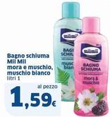 Offerta per Mil Mil - Bagno Schiuma Mora E Muschio, Muschio Bianco a 1,59€ in Sigma