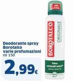 Offerta per Borotalco - Deodorante Spray a 2,99€ in Sigma