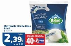 Offerta per Brimi - Mozzarella Di Latte Fieno a 2,39€ in Sigma