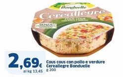 Offerta per Bonduelle - Cous Cous Con Pollo E Verdure Cereallegre a 2,69€ in Sigma