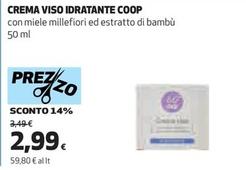 Offerta per  Coop - Crema Viso Idratante  a 2,99€ in Coop