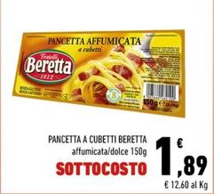 Offerta per Beretta - Pancetta A Cubetti a 1,89€ in Conad City