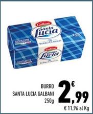 Offerta per Galbani - Burro Santa Lucia a 2,99€ in Conad City