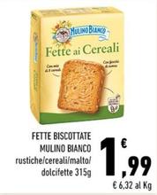 Offerta per Mulino Bianco - Fette Biscottate a 1,99€ in Conad City