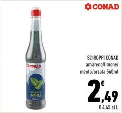 Offerta per Conad - Sciroppi a 2,49€ in Conad City