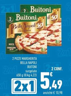 Offerta per Buitoni - 2 Pizze Margherita Bella Napoli a 5,49€ in Conad