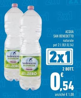 Offerta per San Benedetto - Acqua a 0,54€ in Conad