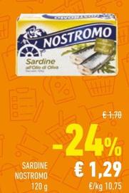 Offerta per Nostromo - Sardine a 1,29€ in Conad