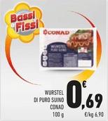 Offerta per Conad - Wurstel Di Puro Suino a 0,69€ in Conad