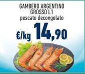 Offerta per Gambero Argentino Grosso L1 a 14,9€ in Conad