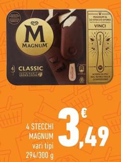 Offerta per Algida - 4 Stecchi Magnum a 3,49€ in Conad City