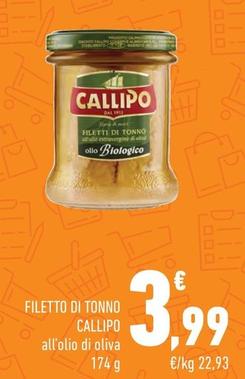 Offerta per Callipo - Filetti Di Tonno a 3,99€ in Conad City