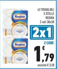 Offerta per Regina - 43 Tovaglioli 5 Stelle a 1,79€ in Margherita Conad