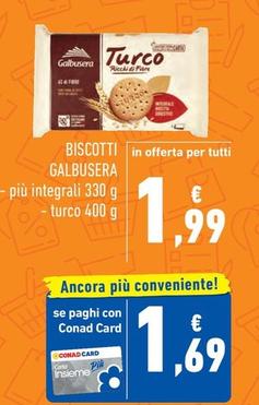 Offerta per Galbusera - Biscotti a 1,99€ in Margherita Conad