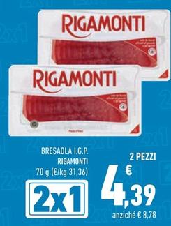 Offerta per Rigamonti - Bresaola I.G.P. a 8,78€ in Conad Superstore