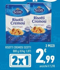 Offerta per Scotti - Risotti Cremosi a 5,98€ in Conad Superstore