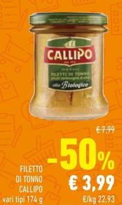 Offerta per Callipo - Filetto Di Tonno a 3,99€ in Conad Superstore