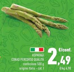 Offerta per Conad - Asparagi Percorso Qualità a 2,49€ in Conad Superstore