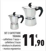 Offerta per Set 2 Caffettiere Tognana a 11,9€ in Conad Superstore