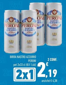 Offerta per Peroni - Birra Nastro Azzurro a 4,38€ in Conad Superstore