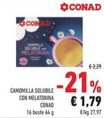 Offerta per Conad - Camomilla Solubile Con Melatonina  a 1,79€ in Conad Superstore
