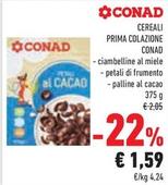 Offerta per Conad - Cereali Prima Colazione a 1,59€ in Conad Superstore