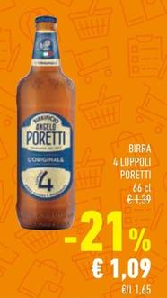 Offerta per Angelo Poretti - Birra 4 Luppoli a 1,09€ in Conad Superstore