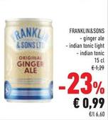 Offerta per Franklin&Sons - Ginger Ale a 0,99€ in Conad Superstore