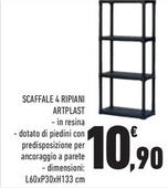 Offerta per Scaffale 4 Ripiani Artplast a 10,9€ in Conad Superstore