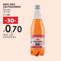 Offerta per San Pellegrino - Bibite Zero a 0,7€ in Bennet
