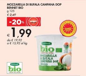 Offerta per Bennet Bio - Mozzarella Di Bufala Campana DOP a 1,99€ in Bennet
