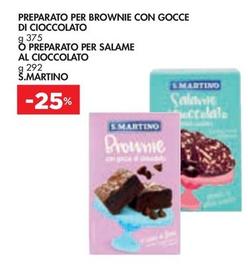 Offerta per S.Martino - Preparato Per Brownie Con Gocce Di Cioccolato O Preparato Per Salame Al Cioccolato in Bennet