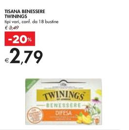 Offerta per Twinings - Tisana Benessere a 2,79€ in Bennet