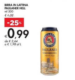 Offerta per Paulaner - Birra In Lattina Hell a 0,99€ in Bennet