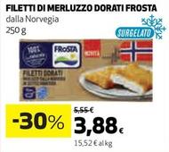 Offerta per Frosta - Filetti Di Merluzzo Dorati a 3,88€ in Coop