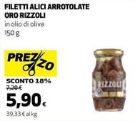 Offerta per Rizzoli - Filetti Alici Arrotolate Oro a 5,9€ in Coop